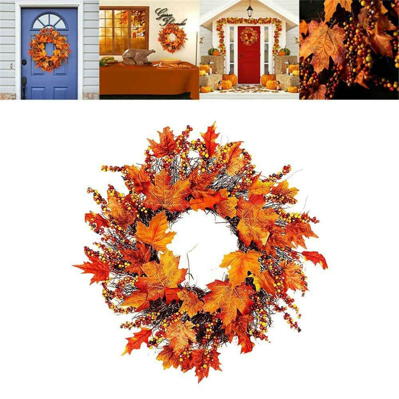 Ghirlanda Autunnale Rustico Esterno Raccolto