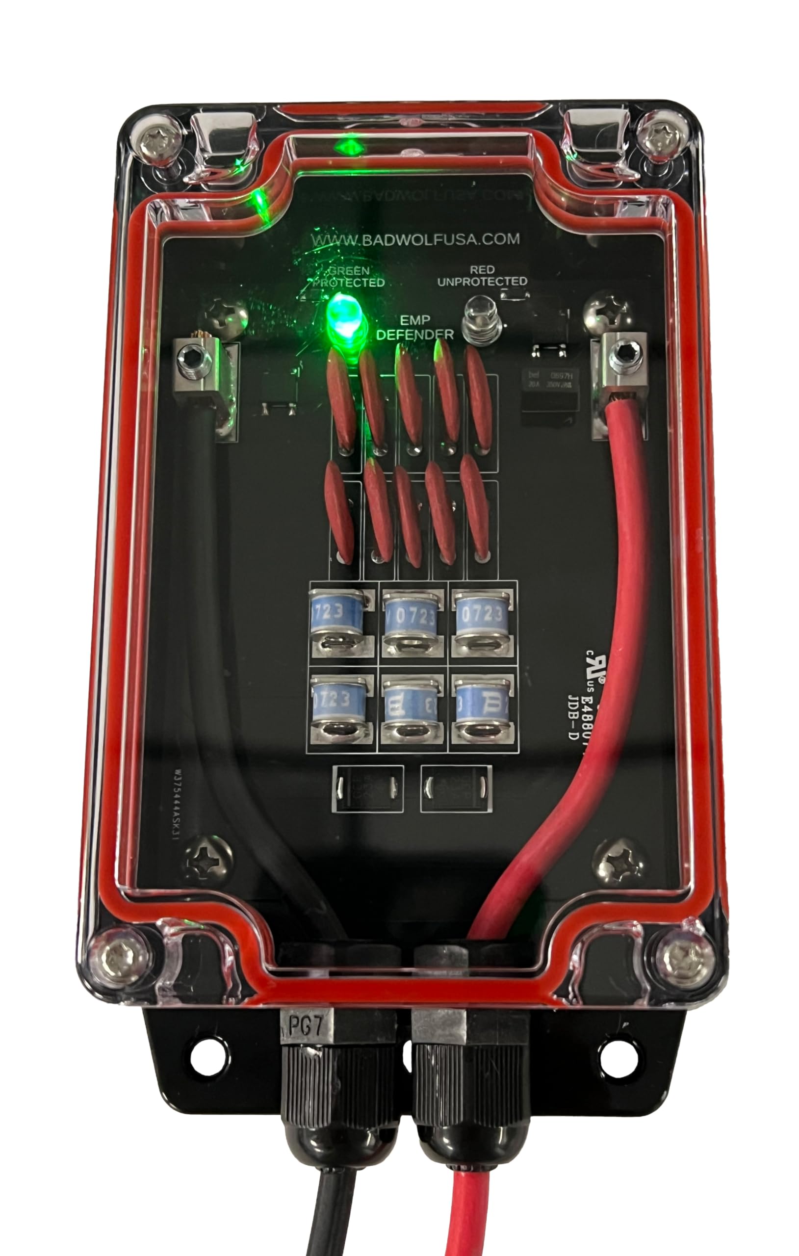 Bad Wolf EMP Defender 12V Vehicle Surge Protector with 250kA Surge Current Rating 12VEMP250KA