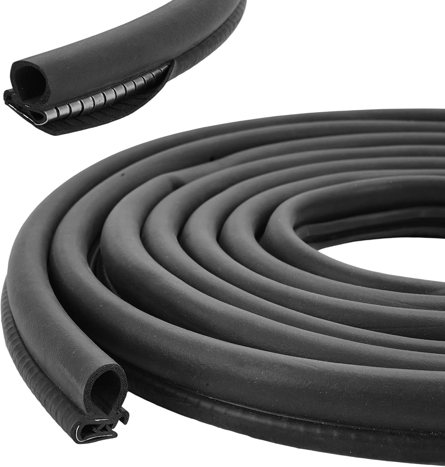 Door Seal Weather Stripping Compatible with 1988-2000 Chevy GMC C/K Series, Tahoe, Yukon, Blazer, Suburban Replace AM-35015073