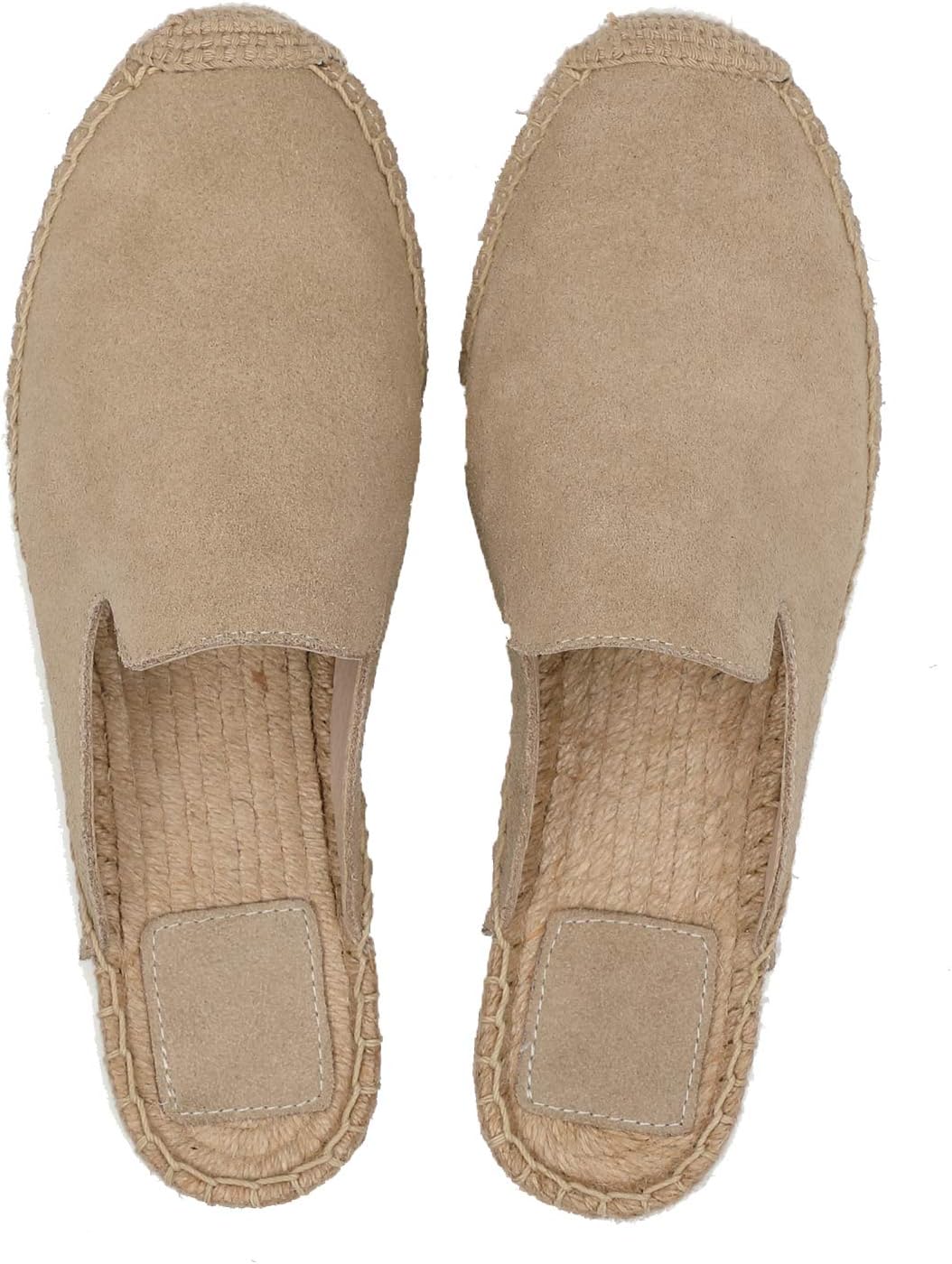 U-lite Women's Simple Mule Breathable Flat Espadrilles Shoes, Pure Color Mules - Image 6