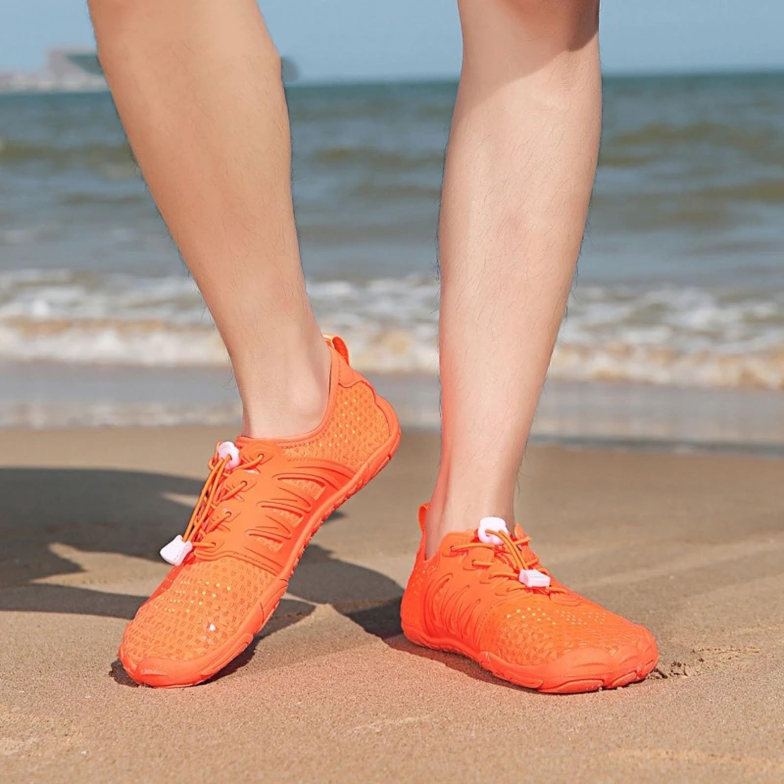 Generisch barfußschuhe Damen Outdoor Wasserschuhe Frauen schnelltrocknende Badeschuhe mit Rutschfester Sohle Wasserschuhe atmungsaktive Fitnessschuhe Unisex Surfschuhe Yoga Strandschuhe poolschuhe