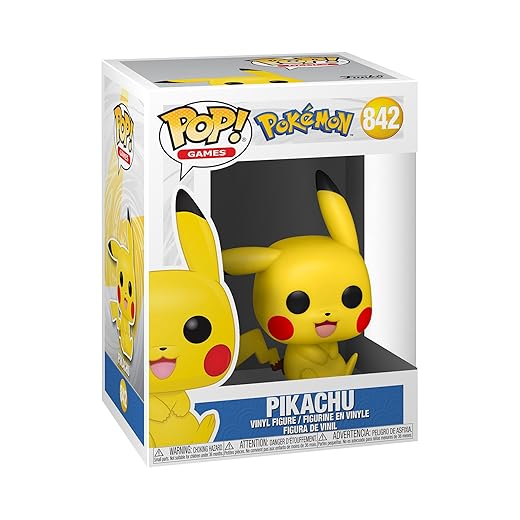 En Oferta Funko Pop! Games: Pokemon - Pikachu (Sitting), 3.75 Inches