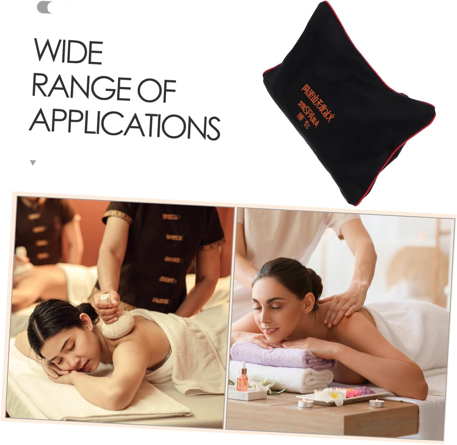 Reusable Microwaveable Salt Heating Pad for Waist and Shoulder Relief Portable Warm Compress Wrap for Period Cramps Muscle Relaxation and Sore Joint Therapy