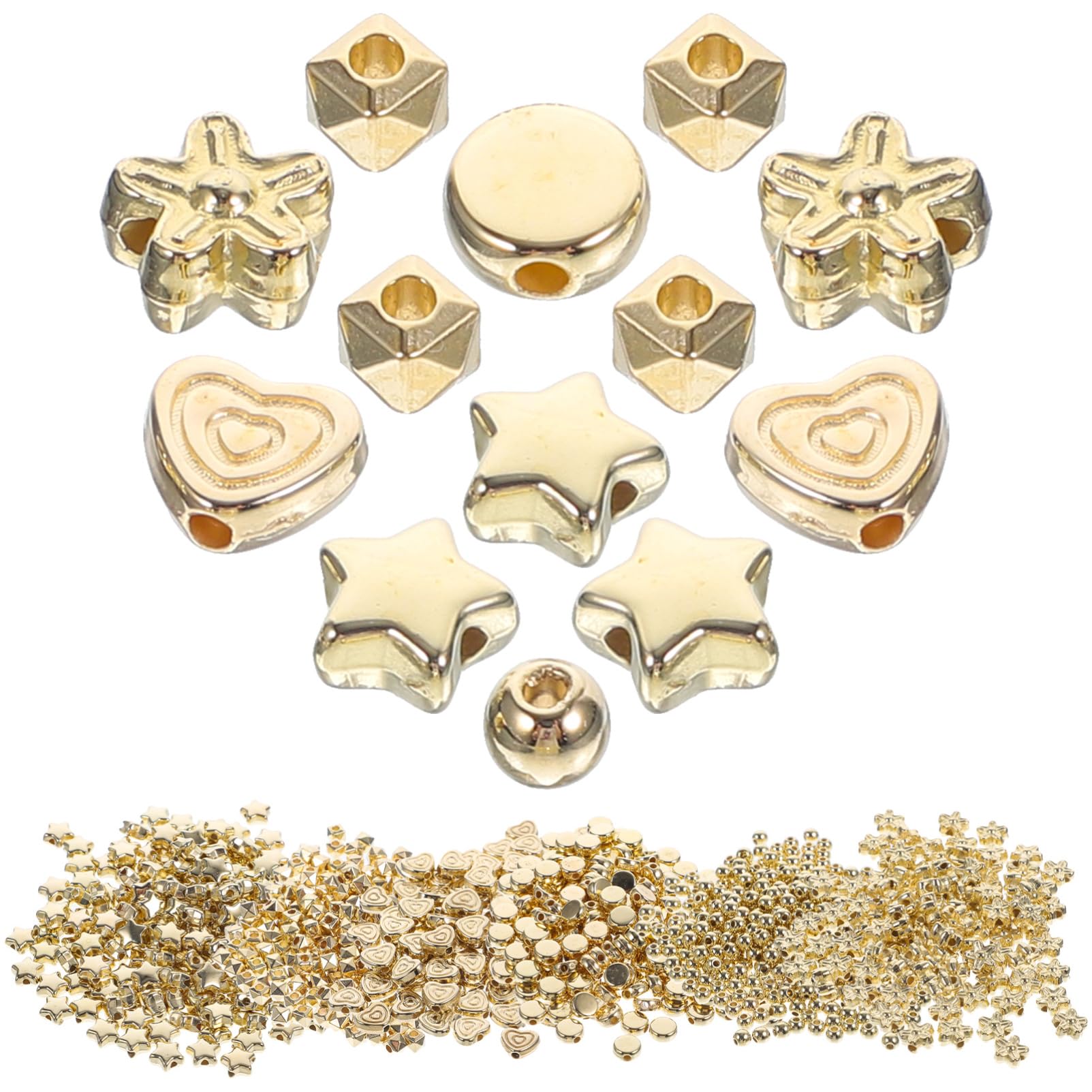 5 Juegos Suministros Para Hacer Joyas Diy Cuentas Sueltas Para Hacer Joyas Talón Beads for Bracelets Brazalete Cuentas Para Pulseras Pulsera De Cuentas Encantos 1200 Piezas * 5
