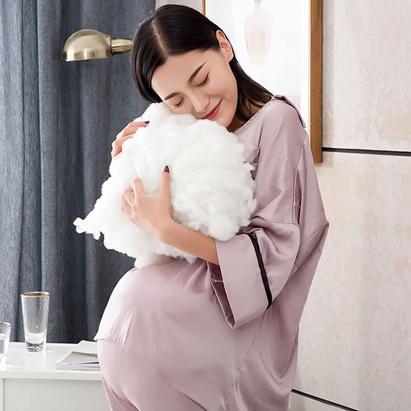 Funda Para Almohada De Embarazo En Forma De U, 150x80 Cm, Algodón Con Terciopelo, Lavable, Extraíble