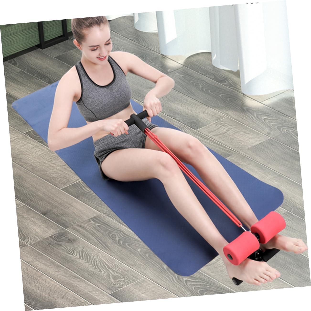 Leg Muscle Training Tool Abdominal Muscle Exercise Sit up Body Stretching Training Stick Exercise