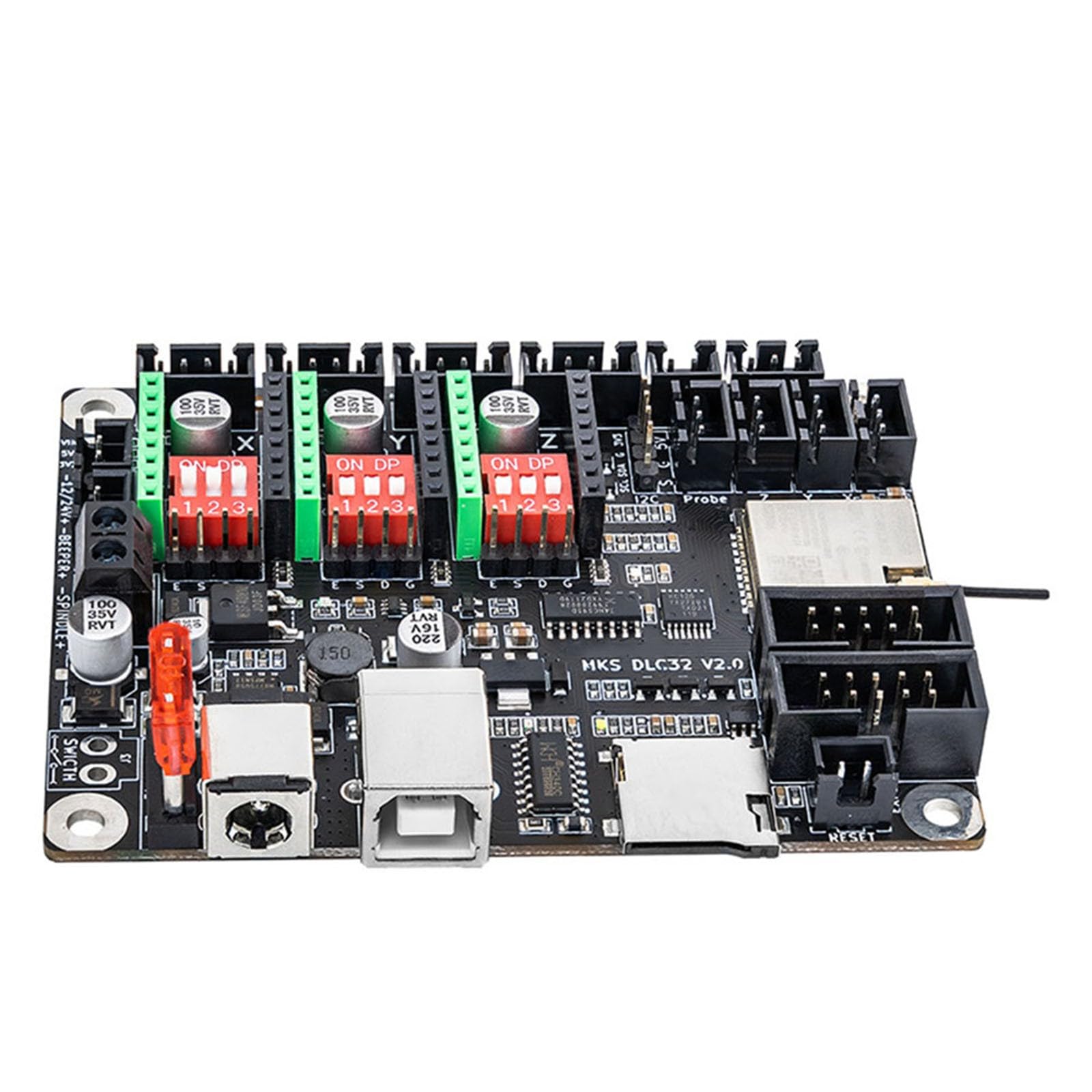 EasyByMall Carte mère CNC pour MKS DLC32 V2.1, Dual Core 32 bits, WiFi BT App Control Board