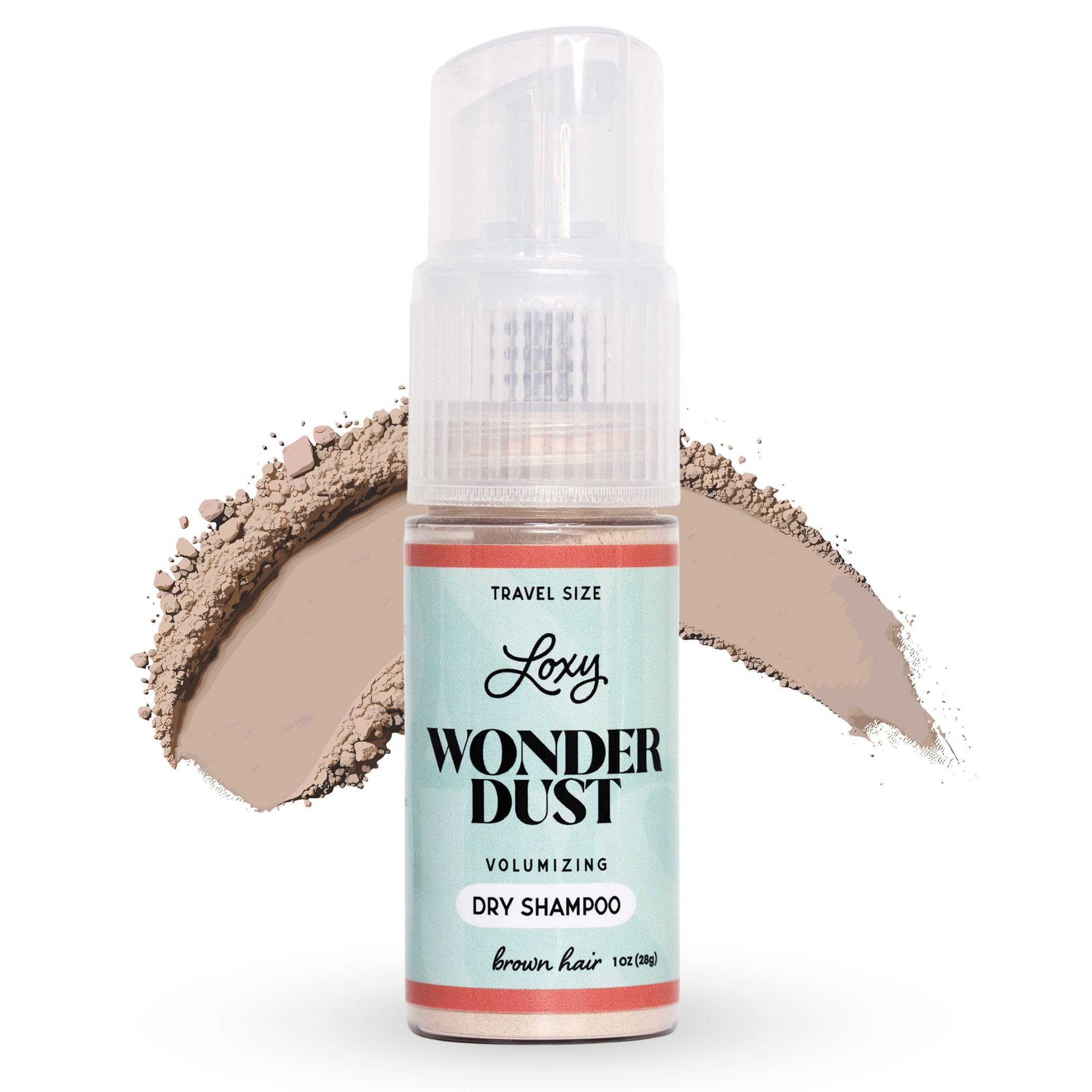 Loxy Wonder Dust Volumizing Dry Shampoo Powder Brown & Brunette Hair - 1 oz