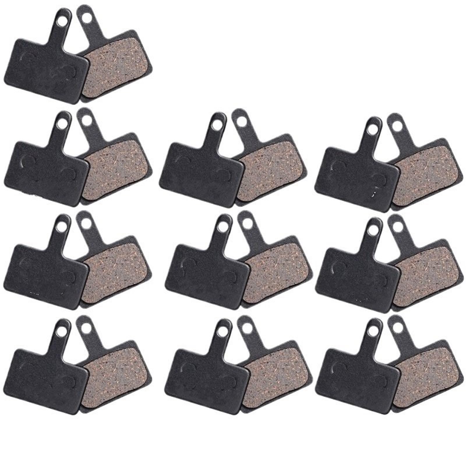 Scheibenbremsen Passend für SHIMANO B01S B05S Halbmetall-Mountainbike-Scheibenbremsbeläge, halbmetallische hydraulische Bremsbeläge für Fahrräder Bremssattel(Semi-Metal 10Pairs)