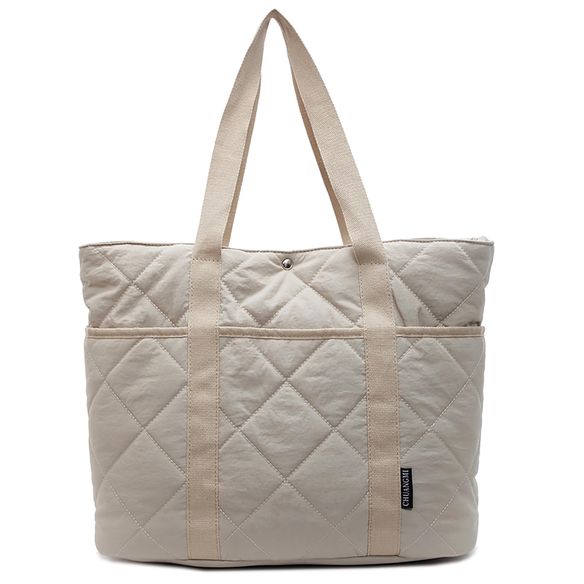 Sac Fourre-tout Femme Nlon - Grand, Léger Et Imperméable Avec Fermetures éclair Métal - Pour Travail, Voyage, école