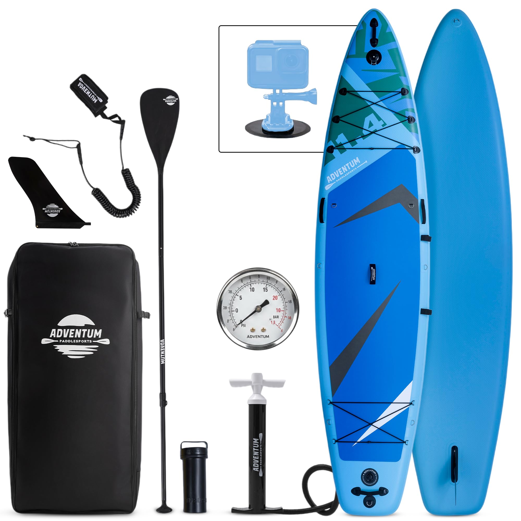 Tavola da SUP Gonfiabile Allround 329-384 cm – Portata Fino a 230-270 kg, Ultra Stabile e Manovrabile – Supporto Action Camera – Ideale per Tutti, Famiglie, Amici, Cane, Relax, Yoga e Touring