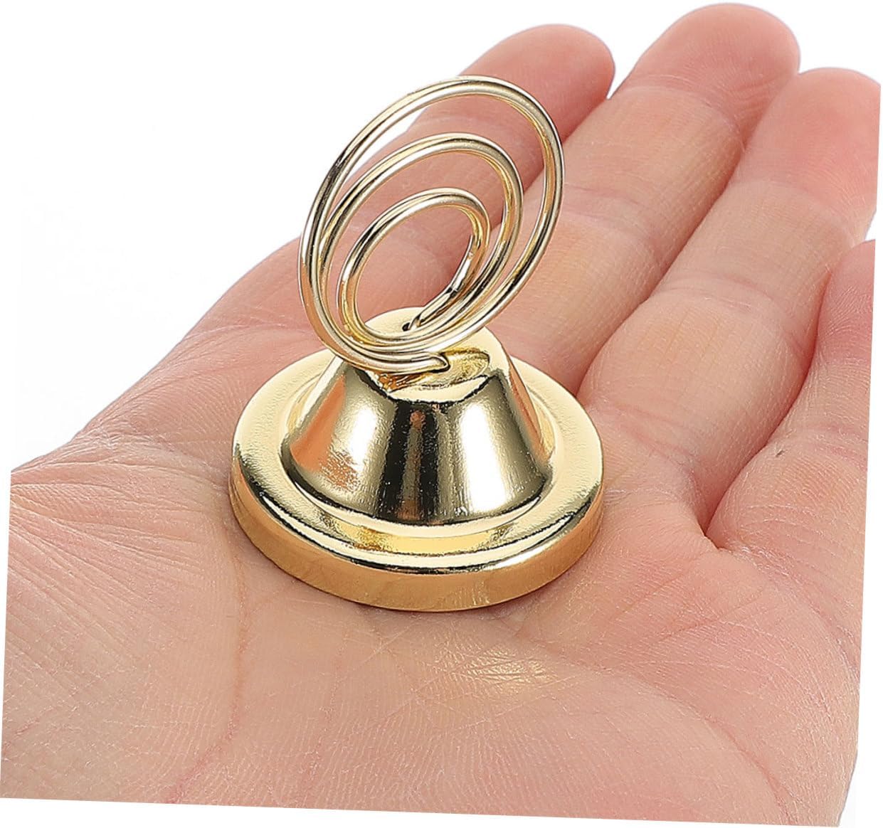 Alipis 12pcs Practical Memo Clip and Table Holders for Weddings Parties and Events Metal Photo Stand for Displaying Table Cards and Pictures
