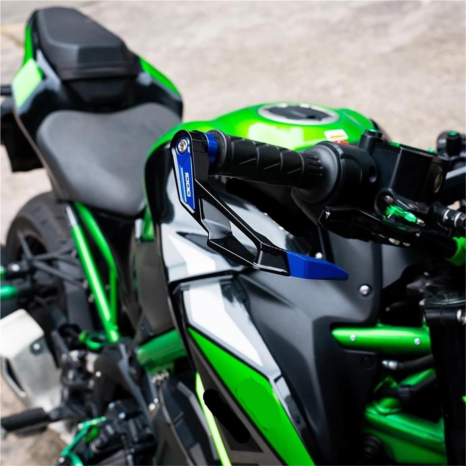 Per Z900 Z1000 Z1000SX Z1000R Z800 Z250 Z300 Z400 Z750 Moto Manubrio Freno Leve Di Frizione Della Protezione Della Protezione Paramani Per Motocicletta(Green)