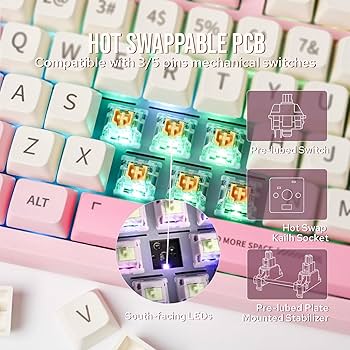 Amazon | EPOMAKER RT100ワイヤレスメカニカルキーボード ディスプレイ