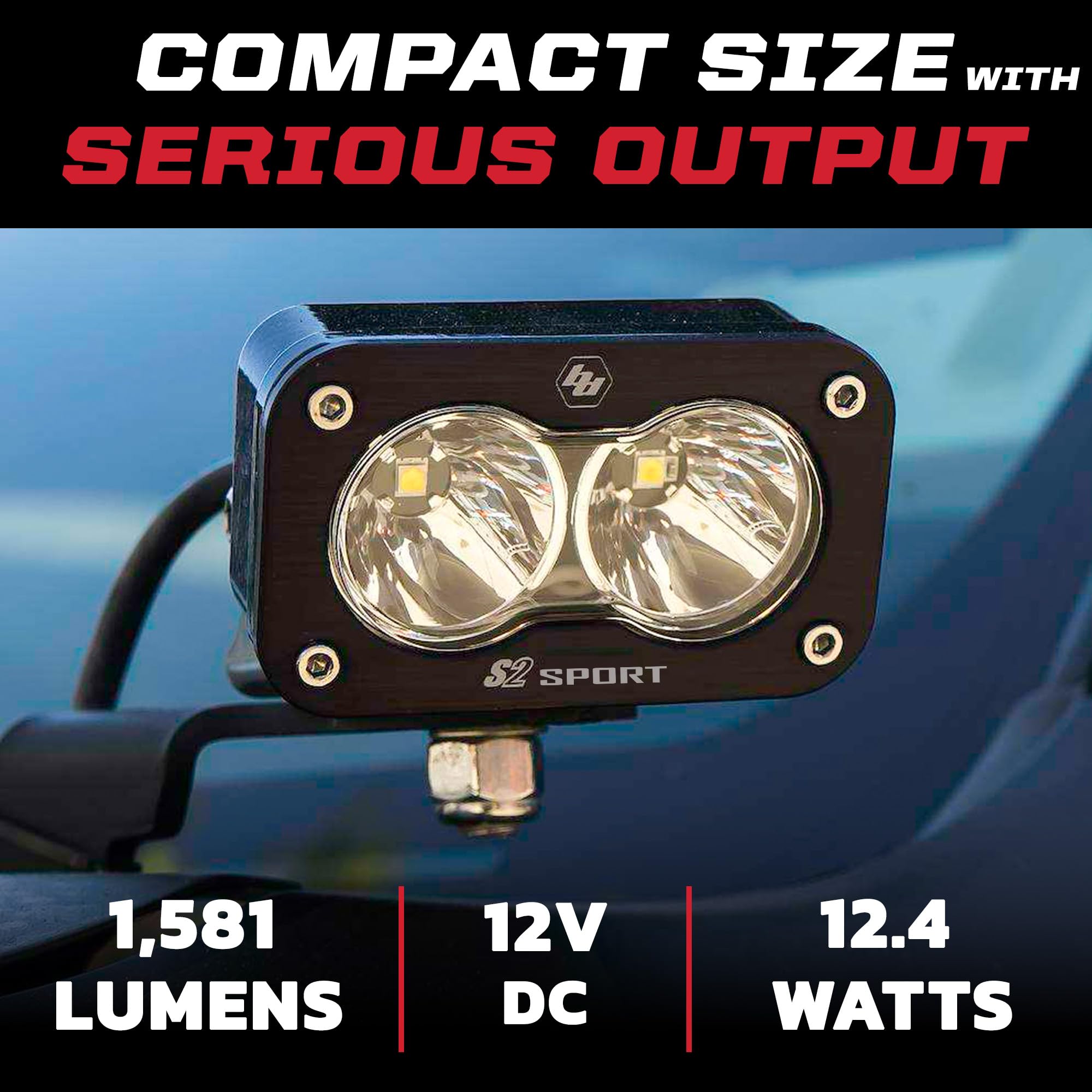 T*e様 Baja Designs S2スポーツライト 54-7811 アンバー Amazon.com: Baja Designs S2 Sport Black LED Light Pod Pair - 2PCS
