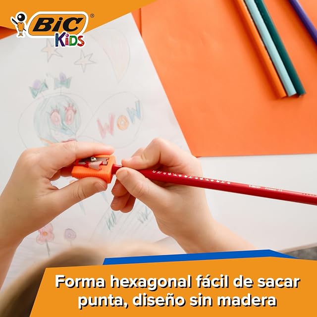 Foto 4 de 6 de BIC Kids Colouring Set, Lápices de Colores y Rotuladores para Niños en Colores Variados y Vibrantes