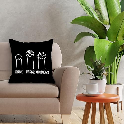 Miniatura 2 de grapehiker Fundas de almohada de gatos bailarines de discoteca de 18 x 18 pulgadas, regalos divertidos para gatos, funda de almohada para gatos,