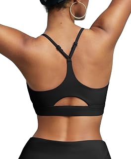 BRXL Sports Bras for Women Y Back Padded Sports Bras Adjustable Straps Low Impact Sports Bra with Sewn in Pads - Amazon product rated Grade A