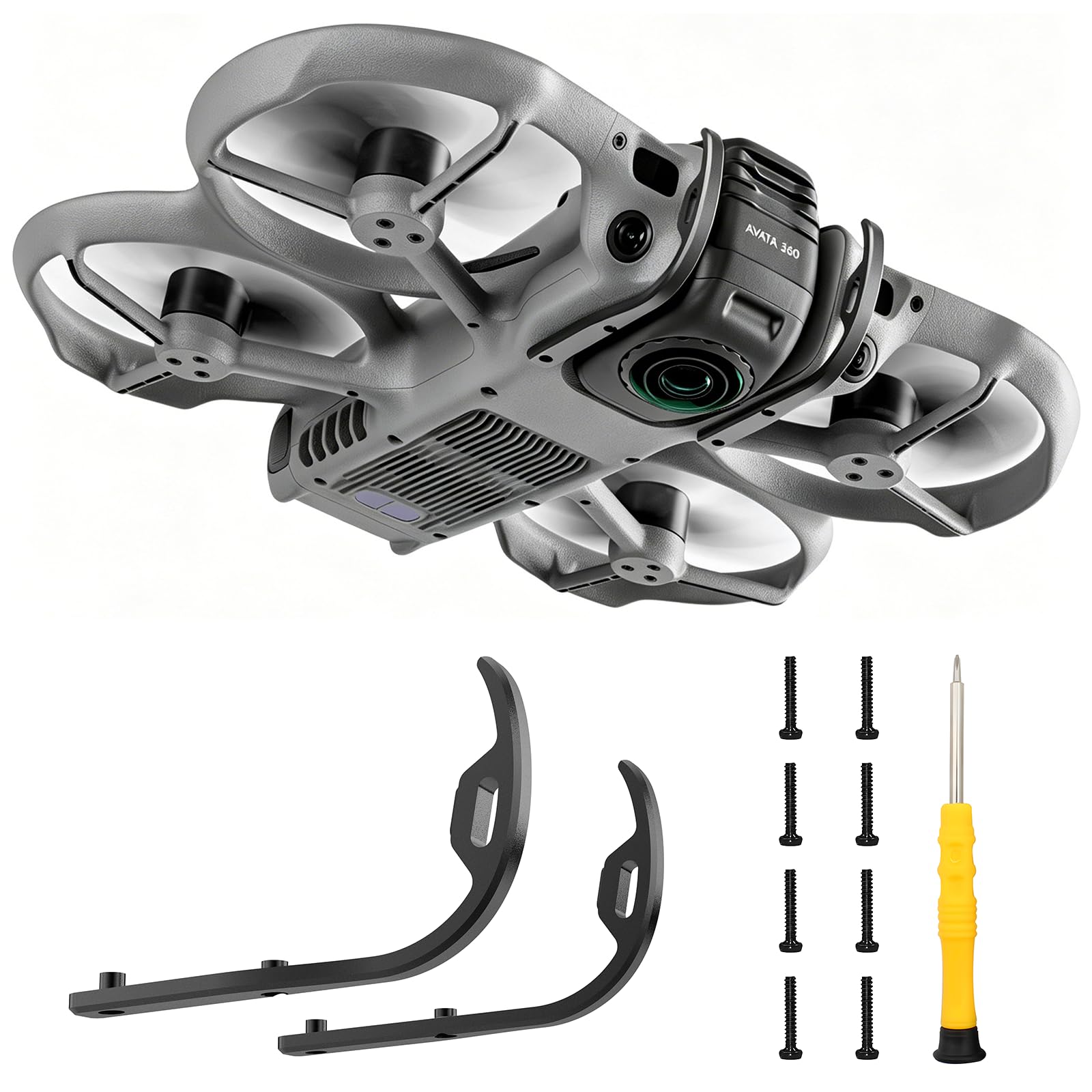 Gimbal Bumper für DJI Avata 360 - Drohnenzubehör Kameraobjektiv Metall Schutzbügel aus Aluminiumlegierung Anti-Kollisions Gimbal Schutz für DJI Avata 360 Drohnen
