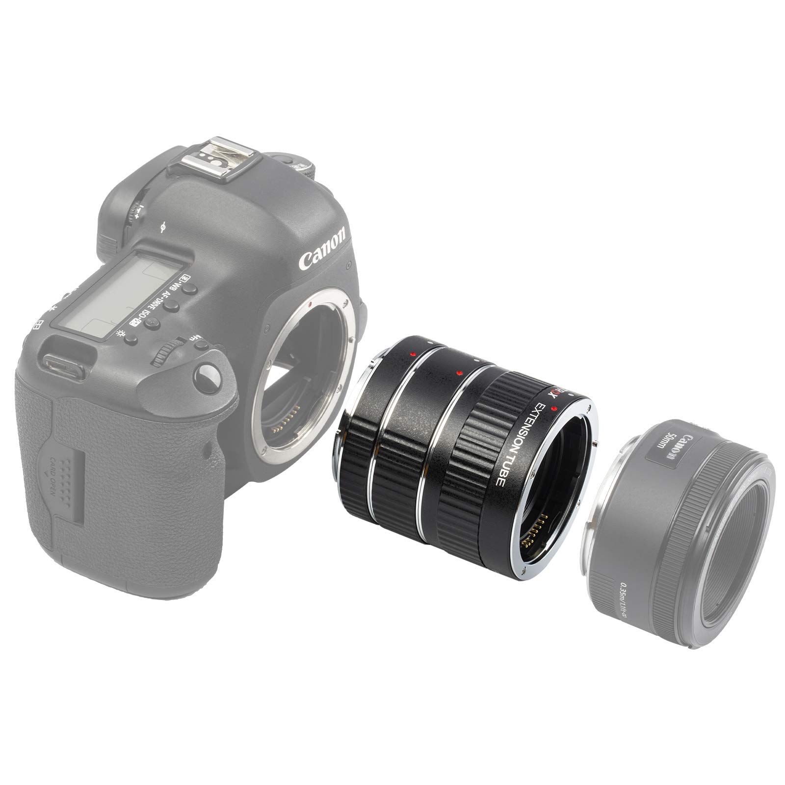 VILTROX DG-C Auto Focus AF Macro obiettivo estensione tubo adattatore anello per Canon EF/EF-S obiettivo 7D 6D Mark II 5D Mark IV 60D 70D 80D 77D 750D 800D 760D 1500D 4000D 2000D DSLR Camera