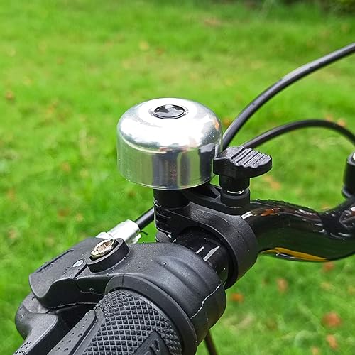 Miniatura 8 de RYANGO Bike Bell, Cute Mini Bicycle Bell, Crisp Bike Bells for Adults and Kids, Bicycle Bells for Handlebars, Loud Cycling Ring Bell for Road Bike