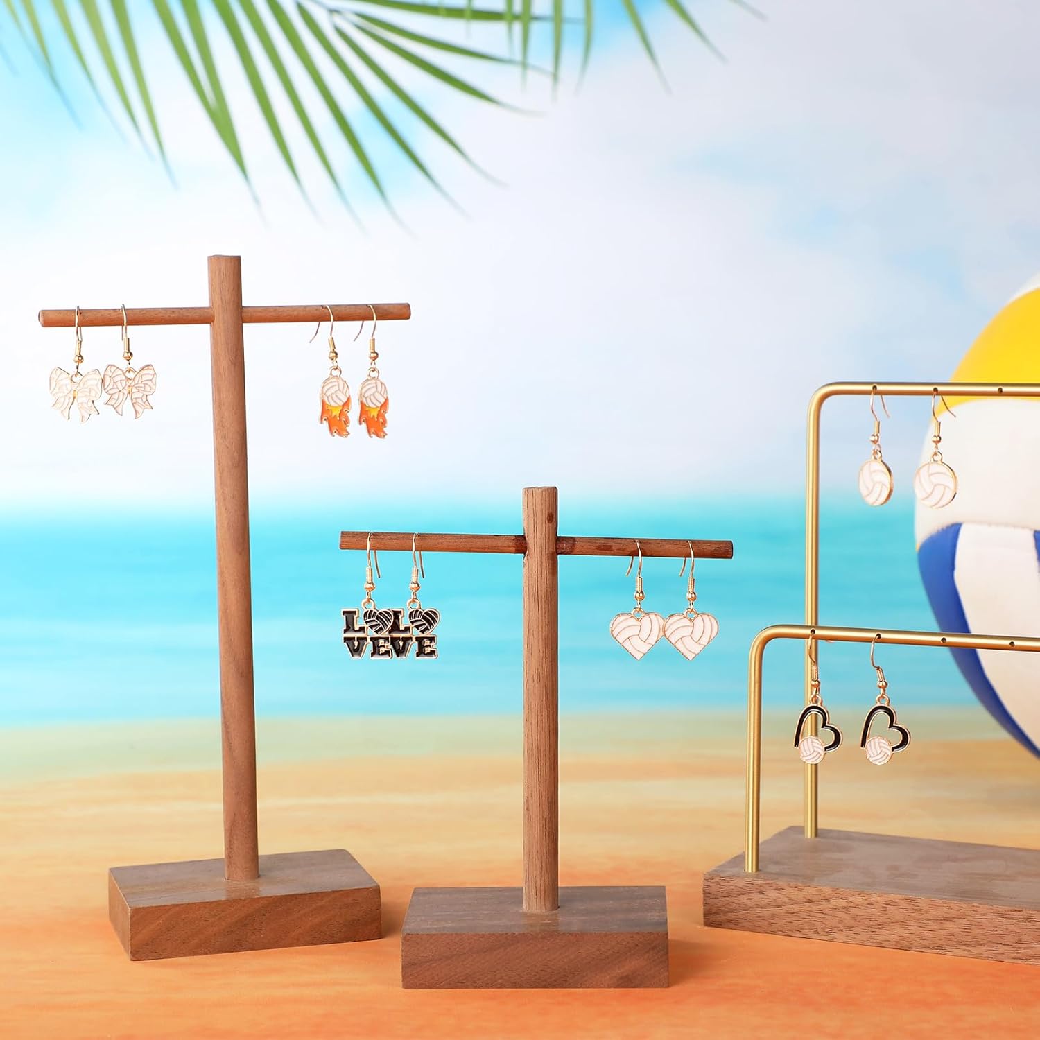 Nosiny 6 Pairs Sports Earrings for Women Game Earrings Jewelry Football Basketball Softball Soccer Tennis Golf Tooth Nurse - Image 8