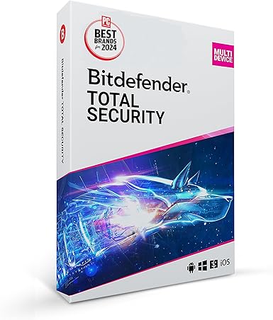 Bitdefender Total Security - 10 Device | 1 year Subscription | PC/Mac ...