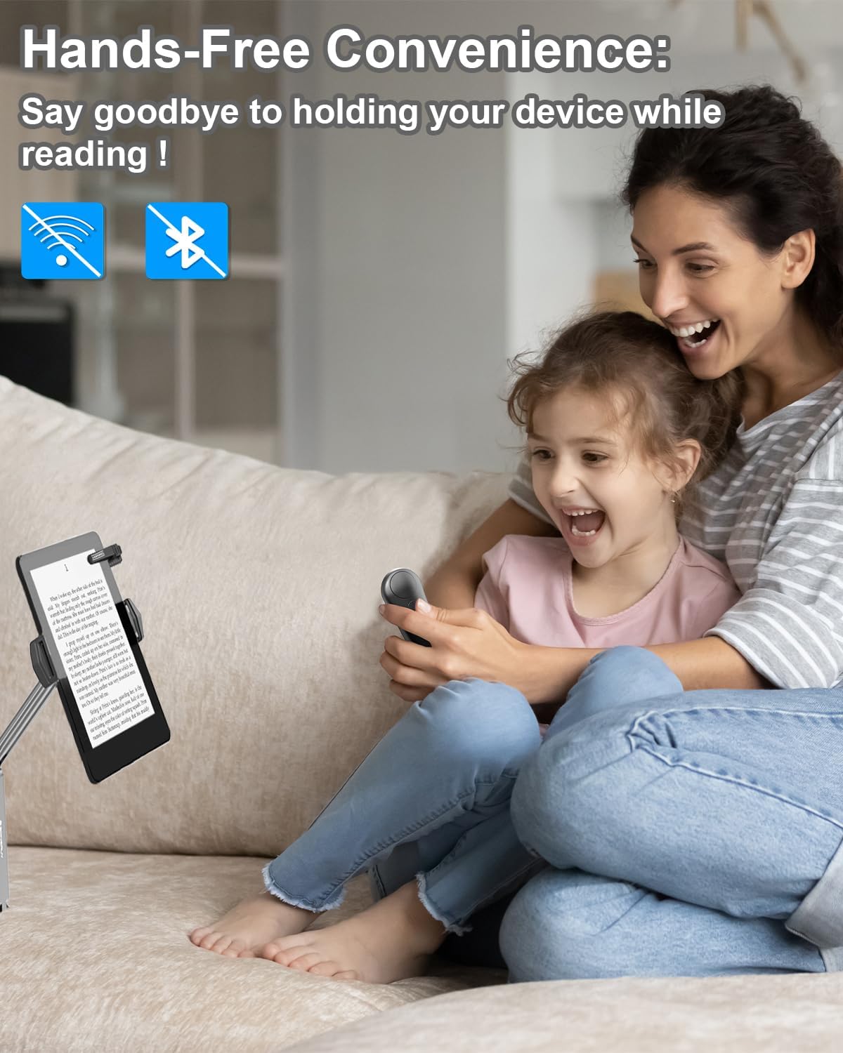 Sycelu RF Afstandsbediening Pagina Turner voor Kindle Paperwhite Accessoires Ipad Lezen Kobo