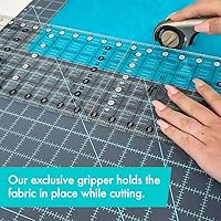 Vista 2 de Creative Grids Plantilla con regla para tejer de 6.5 pulgadas x 24.5 pulgadas CGR24