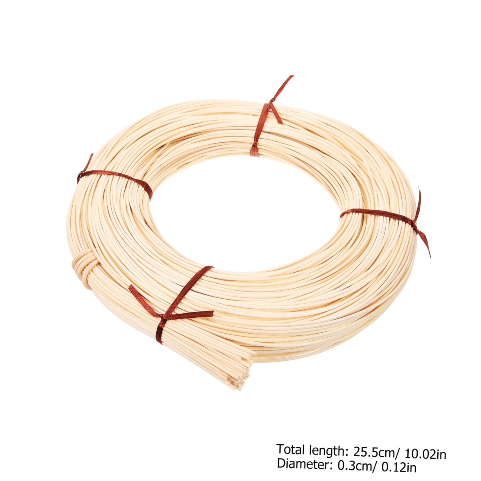 DOITOOL Rattan Weaving Material Kit Roll Rattan Strips for DIY Handicraft Decorative Baskets