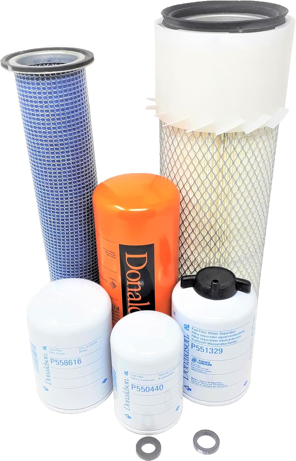 CFKIT Maintenance Filter Kit Compatible with CASE 450C Dozers w/Cummins 4B3.9 Eng.