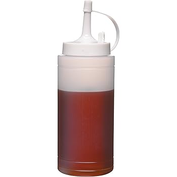 Bottiglie Squeeze Per Salse 500ml - Set Da 8, Trasparenti, Antiperdita E Senza BPA - Foto 6