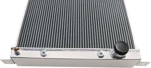 Miniatura 6 de Radiador de aluminio de 2.441 in para motor Ford Deluxe Coupe Mercury Series Chevy V8 1942-1948 46, radiadores de enfriamiento de núcleo de 4 filas