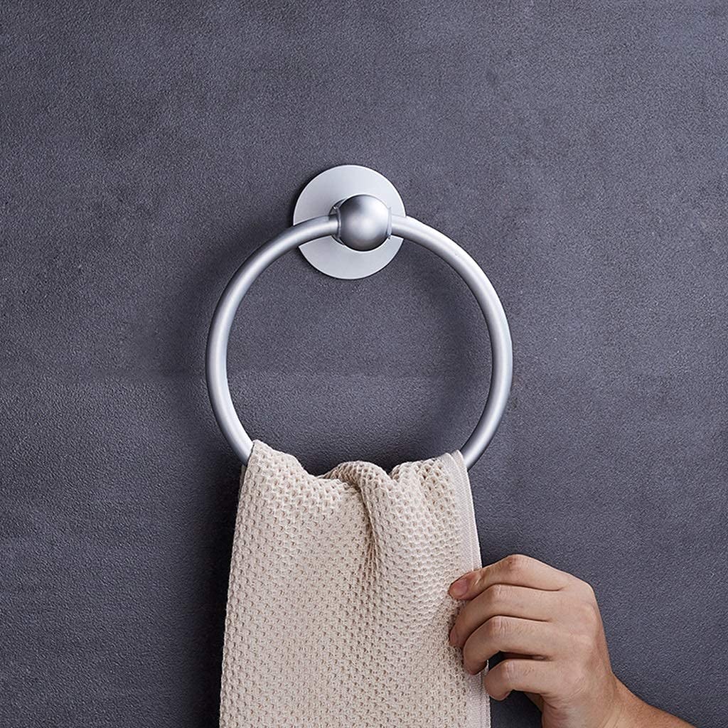 Toalleros Anillo de Toalla Espacio nórdico Toalla de Aluminio Anillo Colgante Toallero Toallero Toallero Anillo Toallero Accesorios de baño