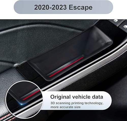 Miniatura 4 de SKTU Para Ford Escape 2020-2026 - Manija de agarre para puerta lateral de automóvil 2023 2024 2025 2026 Escape Car Side Door Grab Handle Pocket Ford