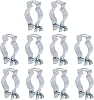 10pcs Conduit Hangers with Bolt 1 Conduit Clamps Conduit Clips Zinc Plated Steel Conduit Brackets for Rigid and EMT Conduit Mounting