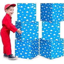 Dispowreath 6 Pcs Ninja Birthday Party Decorations Karate Large Box, 11.8