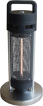 EnerG+ Infrared Electric Outdoor Heater - Portable Under Table, Black HEA-20960D-1