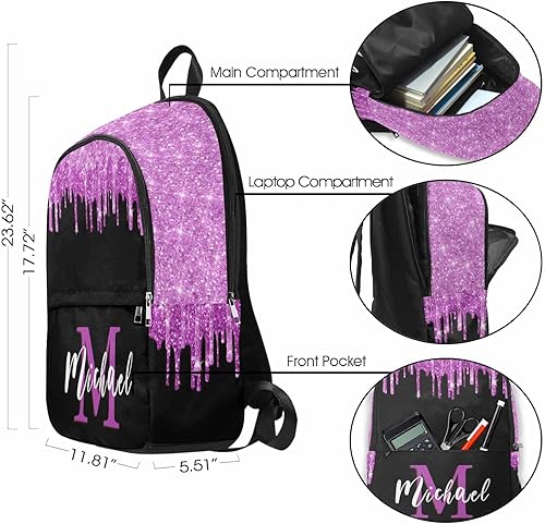 Miniatura 3 de Mochilas personalizadas, mochila personalizada, mochila de viaje, mochila casual, bolsa de regalo para mujer, Color 18, Mochilas Daypack
