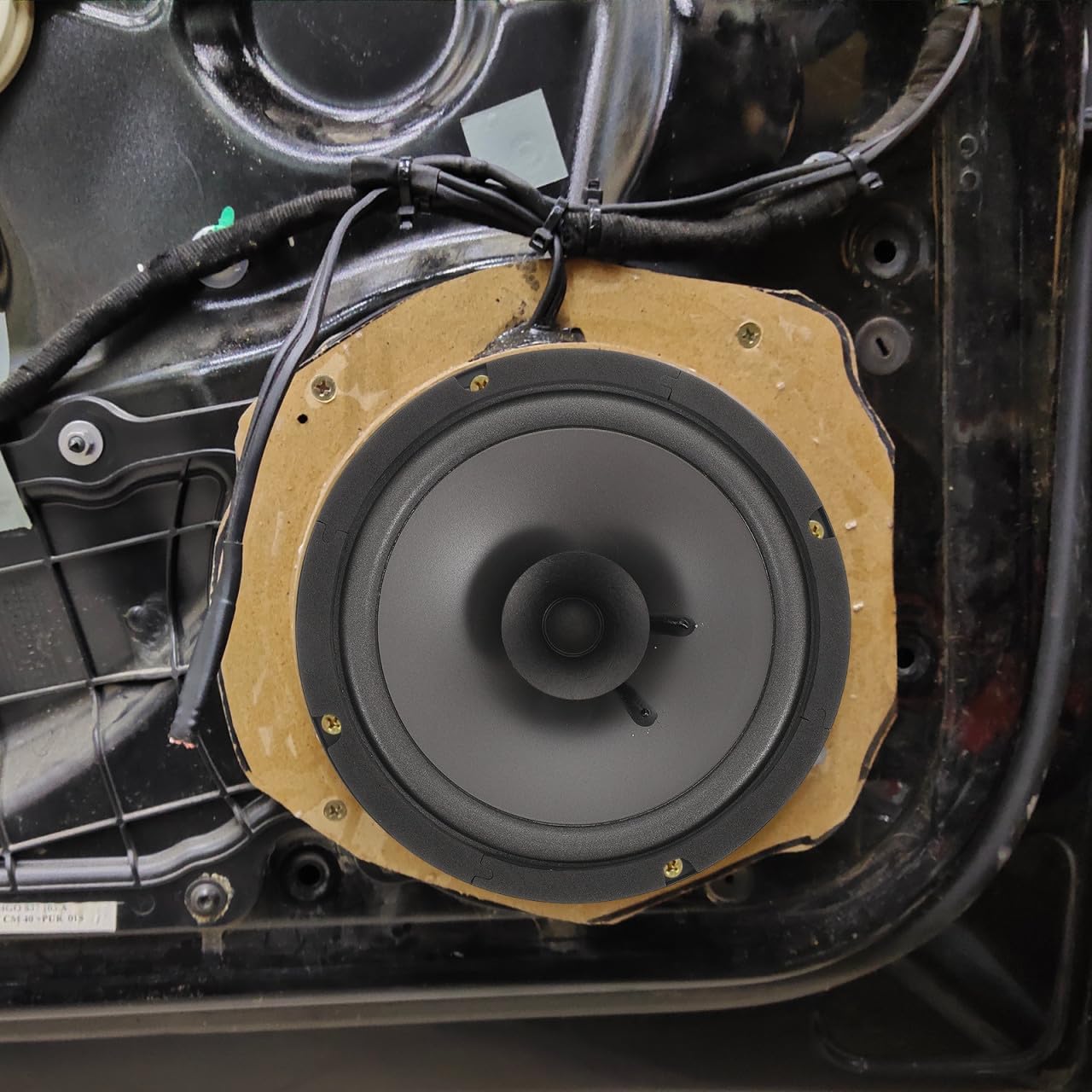 Mobestech Car Speakers Durable Audio System for Enhanced Sound Quality Cars and Trucks Sturdy Construction Easy Installation Black Speaker Skirts Included