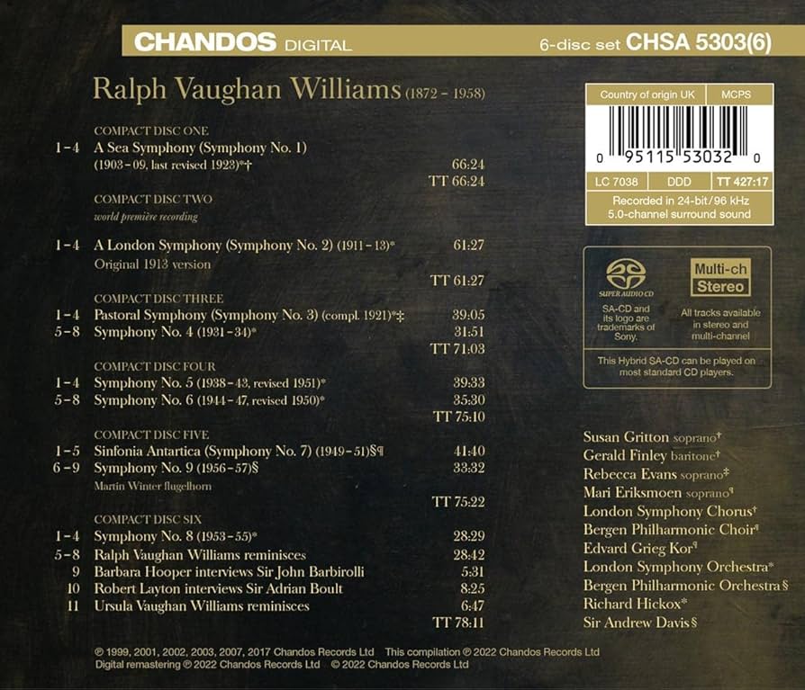 ヴォーン・ウィリアムズ　コレクターズ・エディション　30枚CDボックス Amazon.co.jp: Essential Vaughan Williams: Collectors Ed: ミュージック