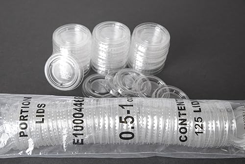 Miniatura 7 de Daxwell Tapas de plástico, PET, 0.5 oz - 1 oz, transparente, E10004468 (caja de 2,500)