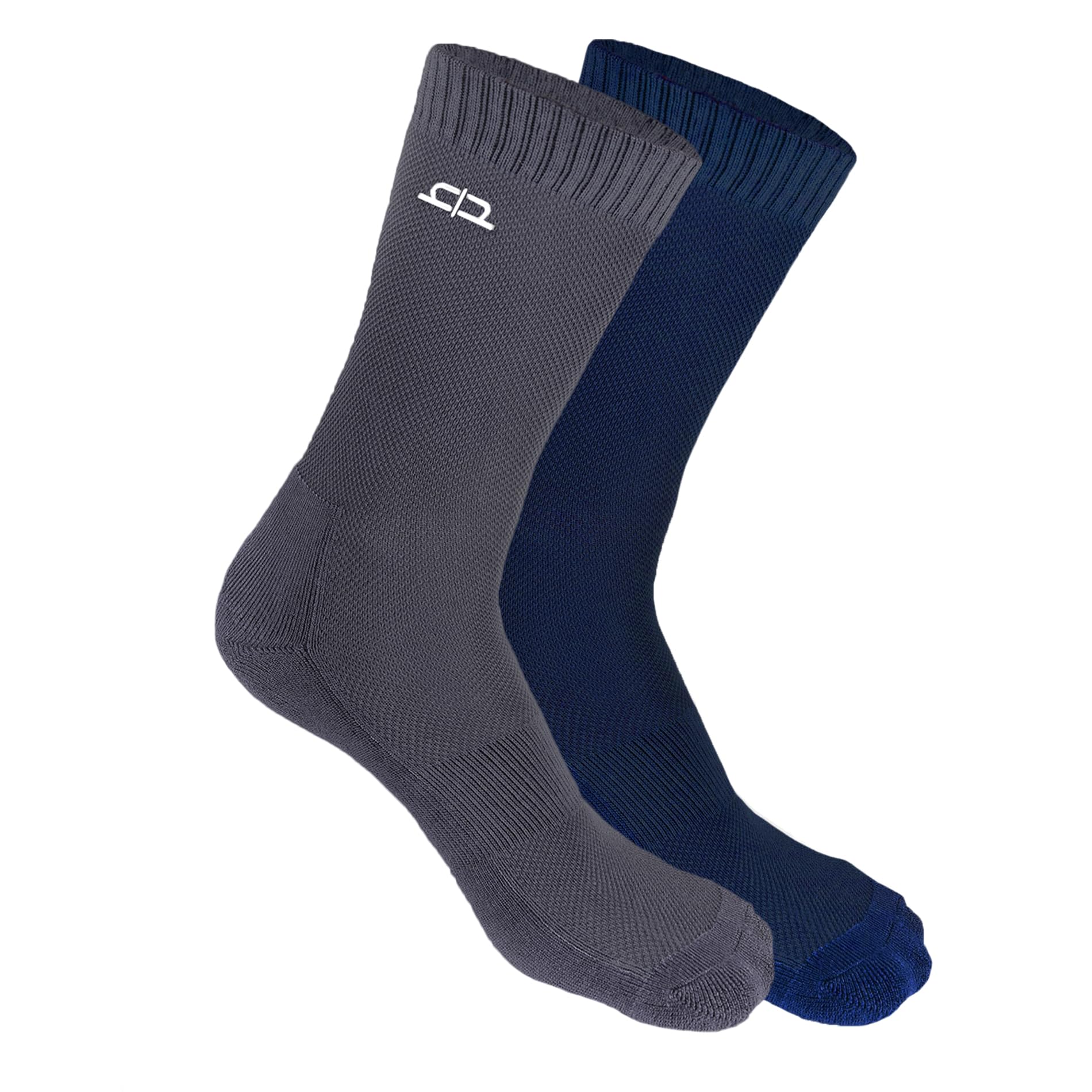 HEELIUM Bamboo Crew Socks for Men | Formal Socks, Full Length | Odour Free & Cushioned Base | 3X Softer than Regular Socks
