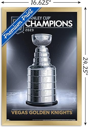 Miniatura 9 de Trends International NHL Vegas Golden Knights - 2023 Stanley Cup Team Logo Wall Poster
