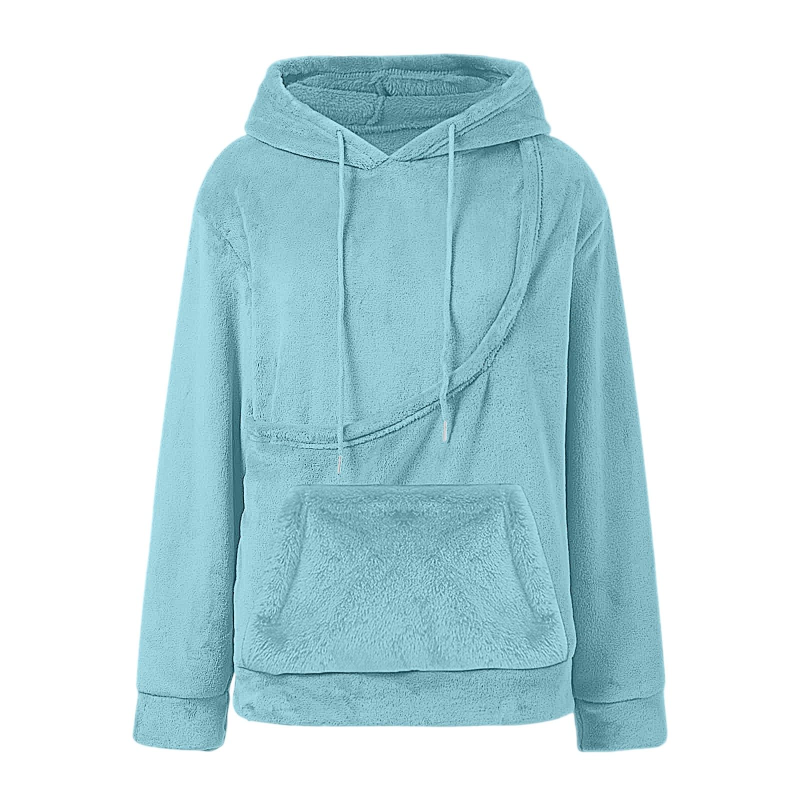 Sweat a Capuche Kangourou Chien - Hiver avec Poche Kangourou Et Poche De Transport pour Animal - Veste à Capuche Douce Et Confortable Pull de Transport pour Chat et Chien