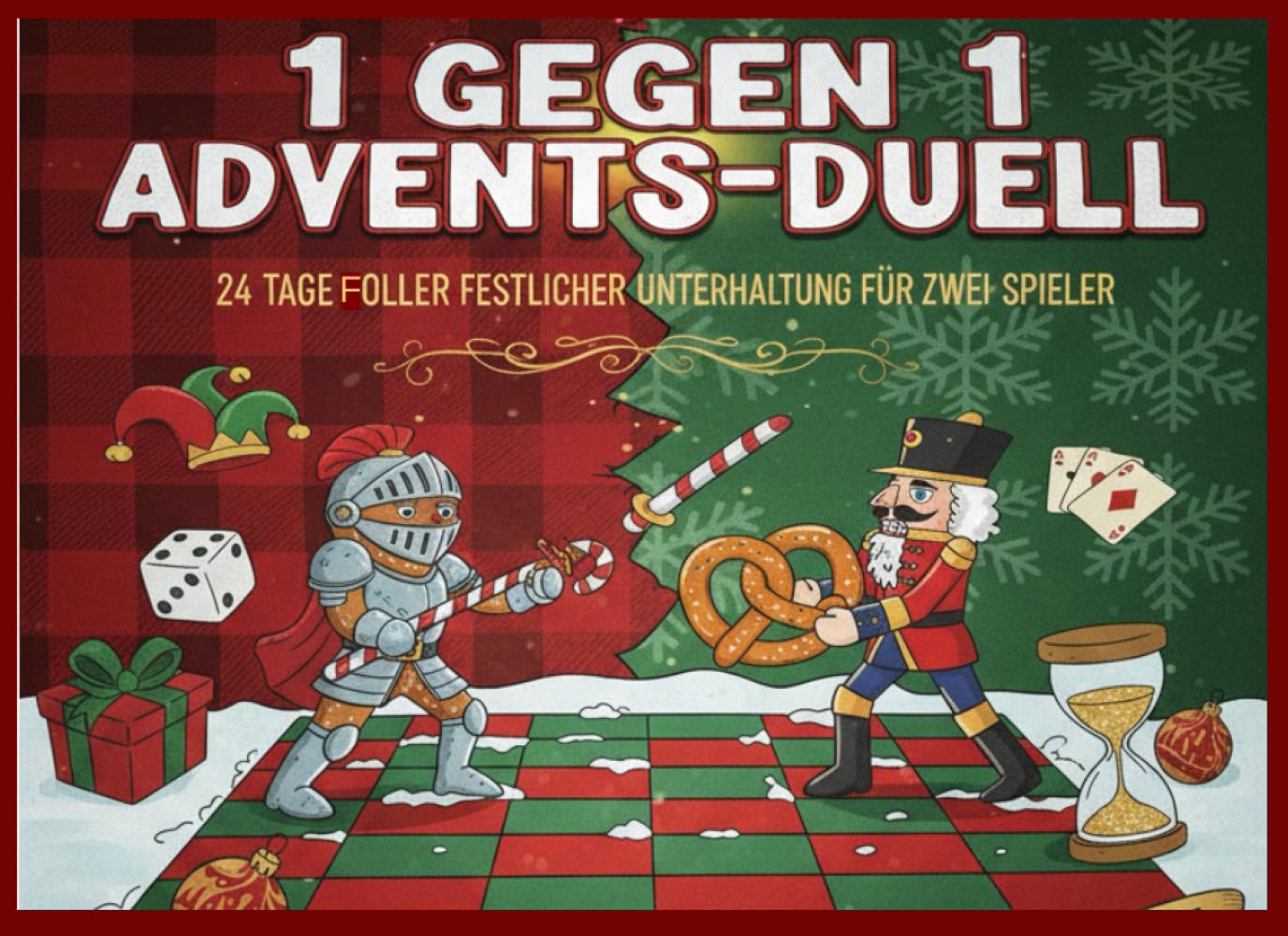 1 gegen 1 Advents-Duell: 24 tage voller Festlicher unterhaltung für zwei spieler
