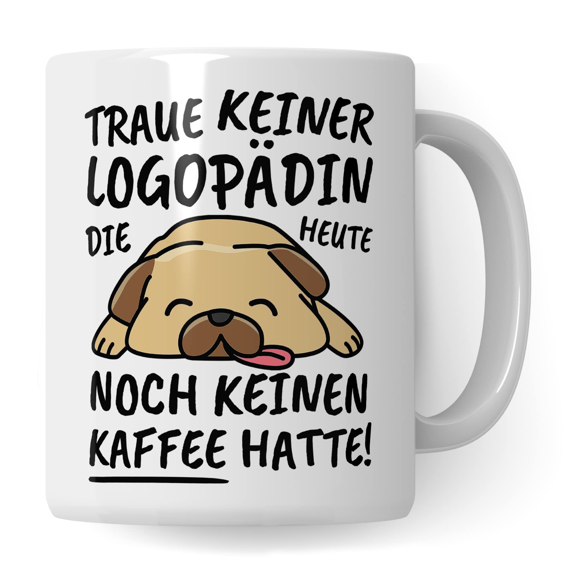 Lustige Logopädin Tasse Mit Einhorn – Geschenk Für Logopädinnen, Spülmaschinenfest, 330 Ml