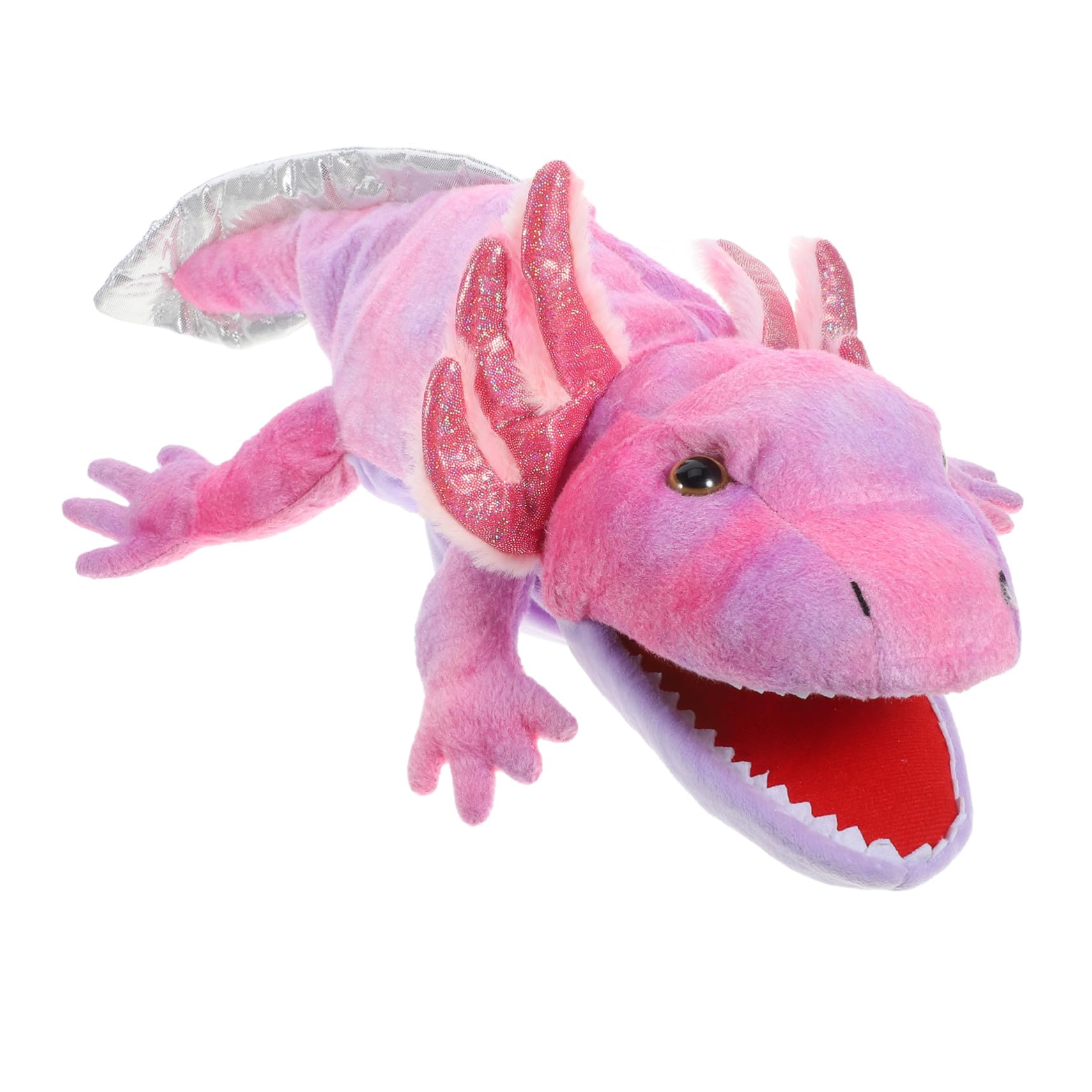Marioneta de Mano Salamandra de Felpa para Niños Juego Interactivo