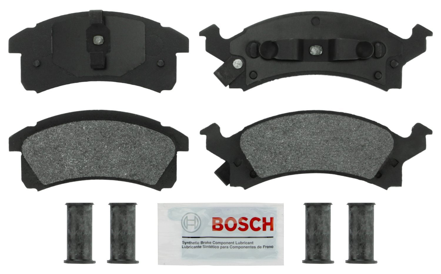 Bosch BE1324H Blue Disc Brake Pad Set with Hardware - FRONT — view 375