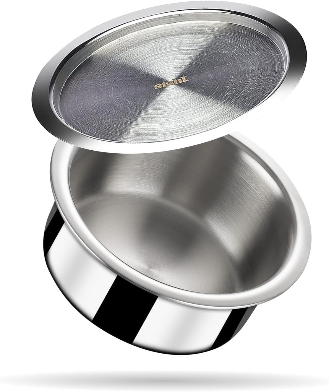 - Triply Stainless Steel Artisan Tope with Lid, 4514, 14cm, 1.2 Liters